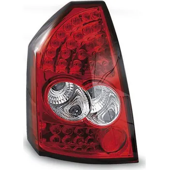 Zadní světlomet TUNING-TEC Zadní světla Chrysler 300C 05-08 - krystal/červené LED