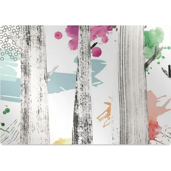 Podložka pod nábytek Ochranná podložka pod židli lesa Abstrakce