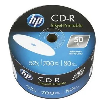 Optické médium CD-R HP 700MB (80min) 52x Inkjet Printable 50-spindl Bulk