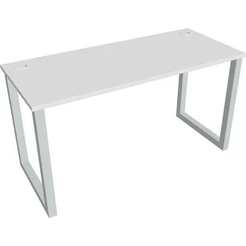 Kancelářský vozík HOBIS kancelářský stůl rovný - UE O 1400, hloubka 60 cm, bílá + doprava zdarma