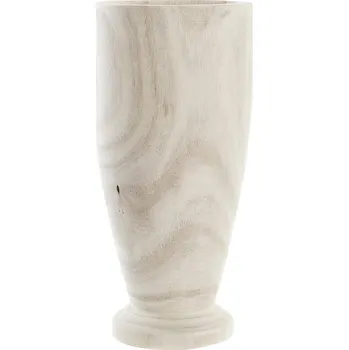 Váza Váza DKD Home Decor Přírodní Kaštanová (12 x 12 x 25 cm)