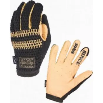 Tsg Rukavice Slim Knit Black/yellow, XL