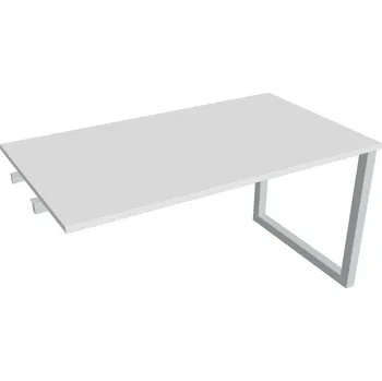 Kancelářský vozík HOBIS přídavný jednací stůl rovný - UJ O 1400 R, bílá + doprava zdarma