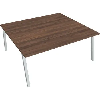 Kancelářský vozík HOBIS kancelářský stůl zdvojený - USD A 1800, ořech + doprava zdarma