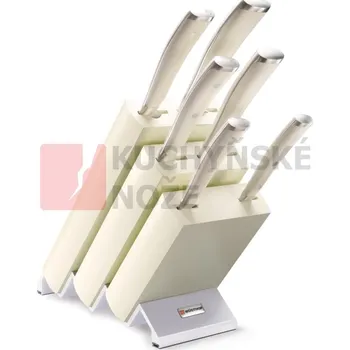 Kuchyňský nůž Wüsthof Dreizack Solingen Wüsthof blok s noži Classic Ikon Créme 6 dílů