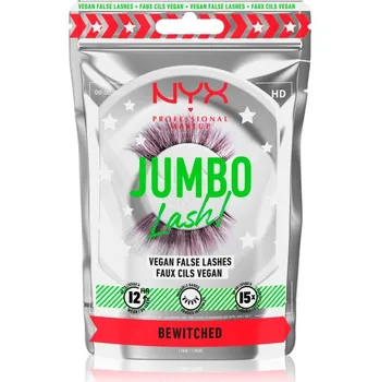 Umělé řasy NYX Professional Makeup Halloween Cirque Du Tricks Jumbo Lashes umělé řasy typ 02 Bewitched 1 ks