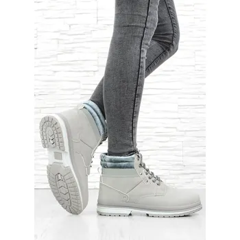 Dámská zimní obuv Balada Šedé farmářky JB008-5G Velikost: 39