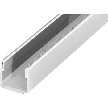 Stavební profil KP7/2 profil pro vsazení skla ACARA, nerez V2A lesk, 11 mm, 1 m