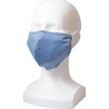 rouška N4H Rouška s kapsou YourFASHION SilverPlus | modrá | 1 rouška + 10 filtrů Velikost: L/XL