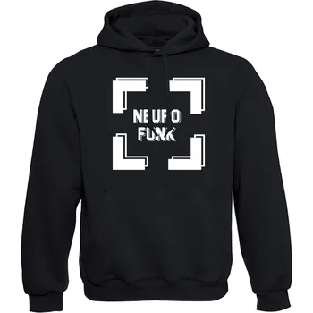 Pánská mikina DNBMARKET.CZ Pánská mikina s kapucí |D&B + NEURO| 3D Square Velikost: XL, Barva: Černá - Design 2