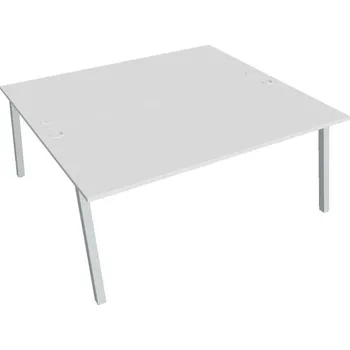 Kancelářský vozík HOBIS kancelářský stůl zdvojený - USD A 1800, bílá + doprava zdarma