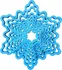 Decora Frozen Star vykrajovátko 3D stromeček