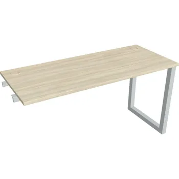 Kancelářský vozík HOBIS přídavný stůl rovný - UE O 1400 R, hloubka 60 cm, akát + doprava zdarma