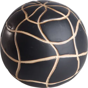 Váza by inspire Dekorace koule Native (13cm), hnědá/smetanová 8653-40-00