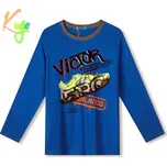 CHLAPECKÉ TRIČKO modré Kugo MC3791 (Chlapecké tričko dlouhý rukáv)