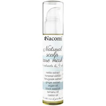 Vlasová regenerace Nacomi Natural Scalp Care Mask přírodní maska na pokožku hlavy a vlasy, 50 ml
