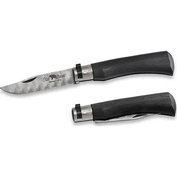 kapesní nůž Nůž Old Bear M černý topol Damascus 9305/19_MNK