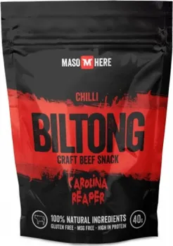 Sušené maso Maso Here Biltong Carolina Reaper 40 g