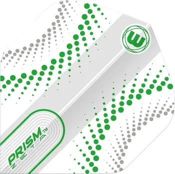Winmau Letky Prism Zeta - Circles - White & Green W6915.314