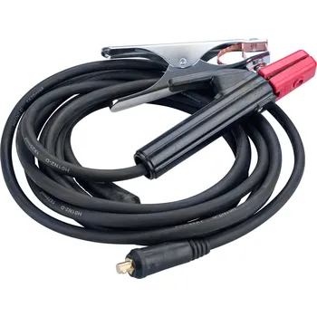 Příslušenství ke svářečce EXTOL PREMIUM kabely svařovací, sada 2ks, 25mm2, 3m, 10-25, kleště 200A, guma