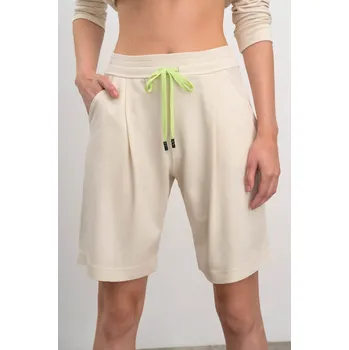 Dámské kalhoty Vamp - Pohodlné dámské kraťasy 16176 - Vamp beige crystal L