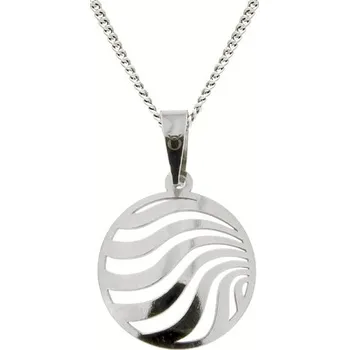 Náhrdelník ŠPERKY-NM, Stříbrný náhrdelník štít 1010 Délka náhrdelníku: 45 cm