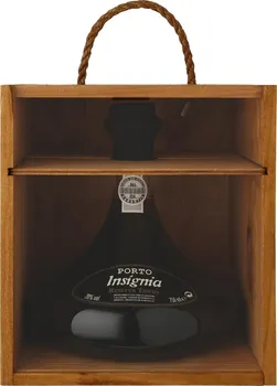 Fortifikované víno Insígnia Porto Reserve Tawny Decanter 20 % 0,75 l dřevěný box