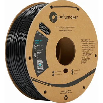 3D tisk Polymaker PolyLite ASA černá 1,75mm 1kg