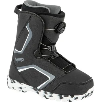 Boty na snowboard Boty Nitro Droid Boa black white charcoal 22/23 36,5