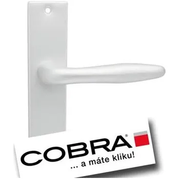 Dveřní kování COBRA ELEMENT PZ72 RE F1 stříbrný elox