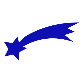 Vánoční dekorace Pelisport Plexi kometa modré plexi