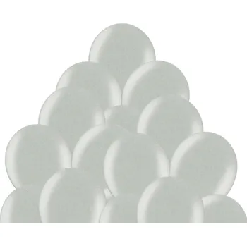 Balónek Balónek stříbrný metalický 061 - 30 ks 1100061-030