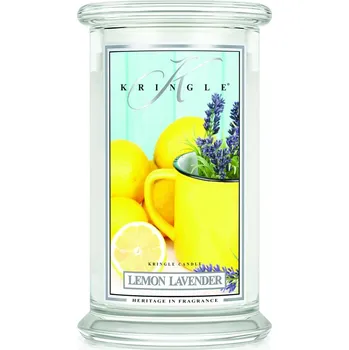 Svíčka Kringle Candle svíčka Lemon Lavender (sójový vosk), 623 g