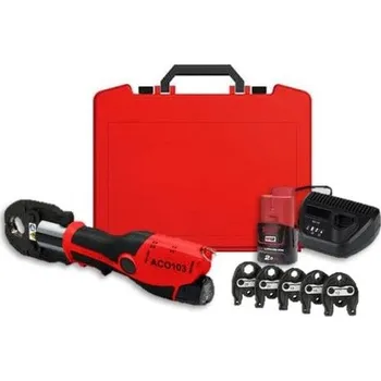 Dílenský lis NOVOPRESS ACO103 SET s čelistmi TH16/20/26/32