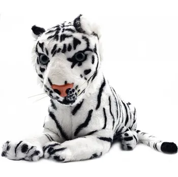 plyšák Plyšový tygr bílý, 46 cm