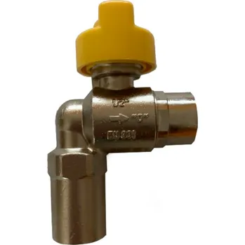 Ventil GASTOP VAIT - bezpečnostní plynový ventil rohový 1/2" FF G0482