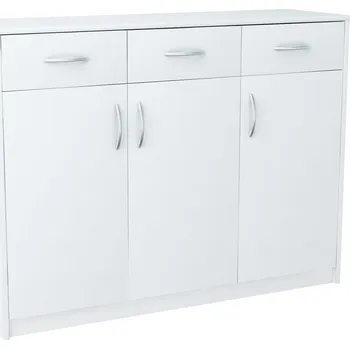 Komoda Komoda JULIUS K13D3S bílá