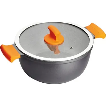 Hrnec INOXIBAR | Hrnec Absolut Orange, průměr 24 cm, objem 3,5 l (Hrnec průměr 24 cm, objem 3,5 litru)