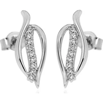 Náušnice Zlatnictví U Kostela Zlaté náušnice jemné lístečky 814b 671379638