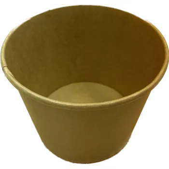 Jednorázové nádobí FLEXOBAL Papírová miska na polévku 900ml hnědá (cena za 50ks)