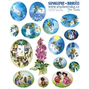 samolepka Samolepky Jiří Trnka - Broučci