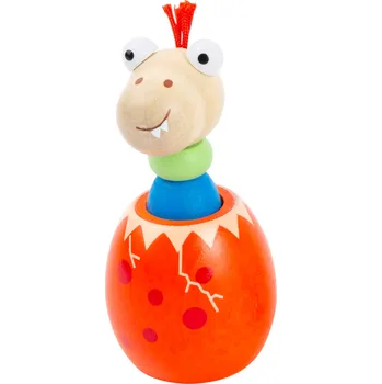 Hudební nástroj pro děti small foot Dinosauří vejce se zvukem 1 ks oranžová