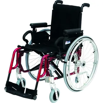 Invalidní vozík DMA BASIC LIGHT PLUS RED invalidní vozík variabilní Šířka sedáku: 36