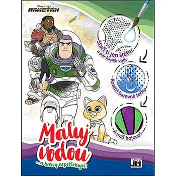 omalovánky Vodové omalovánky Rakeťák A4 Kniha