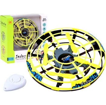 Dron Létající ufo dron 18 x 16,5 x 8 cm žlutý