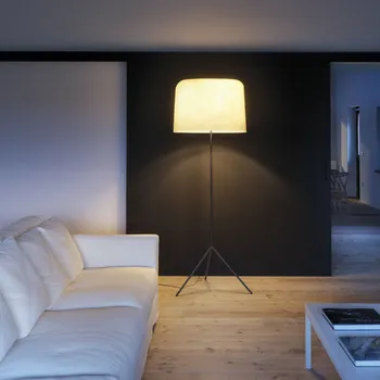 Stojací lampa Quadrifoglio Group Ola, stojací lampa z laminátu, 3x33W E27, výška 185cm