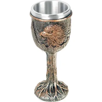 Sklenice Královský pohár na víno Orel (nerezový pohár na víno)