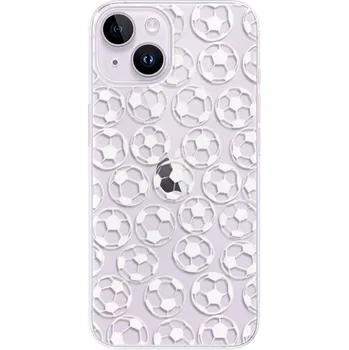 Pouzdro na mobilní telefon Odolné silikonové pouzdro iSaprio - Football pattern - white - iPhone 14