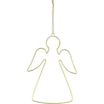 Vánoční dekorace UNIPAP závěs Anděl kovový 29cm 8886236 270646