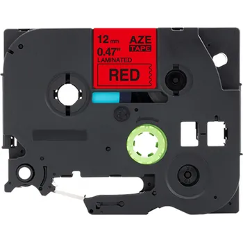 Pásek do tiskárny Alternativní páska Brother TZ-431 / TZe-431, 12mm x 8m, černý tisk / červený podklad